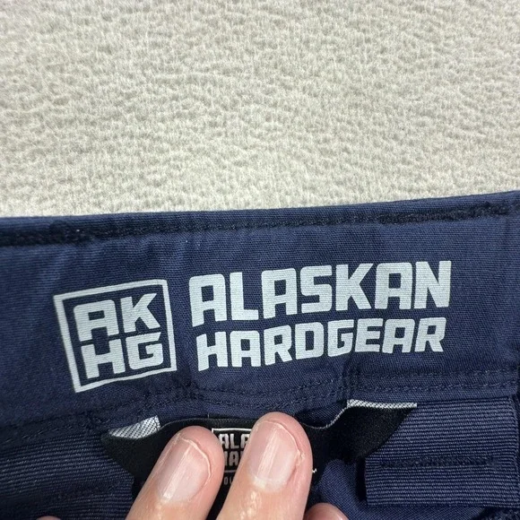 Alaskan Hardgear Pants Womens 8 Long Blue Free Reign Cargo Stretch Workwear - Picture 7 of 15
